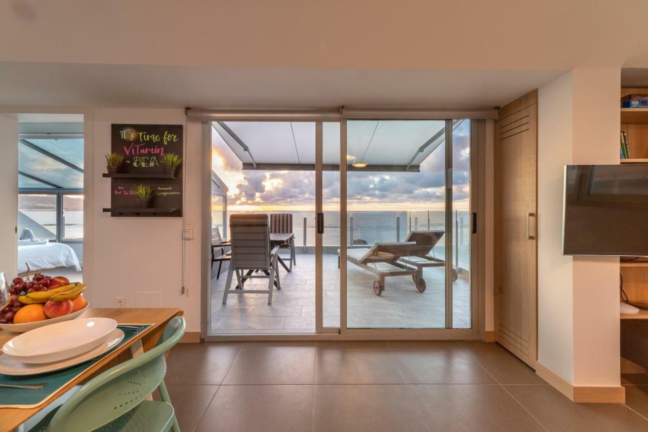 Living Las Canteras - BEACHFRONT ROOF TOP TERRACE Las Palmas de Gran Canaria Exterior foto